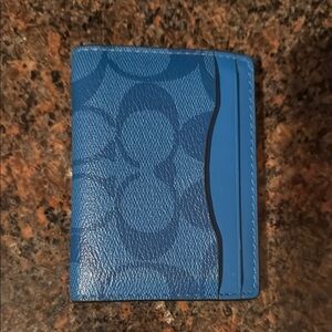 Coach Blue Card Holder